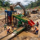 High Capacity 150t/h Vibrating Screen Mesh Customizable Mineral Quarry Aggregate Screening Equipment for Africa Mining Projects