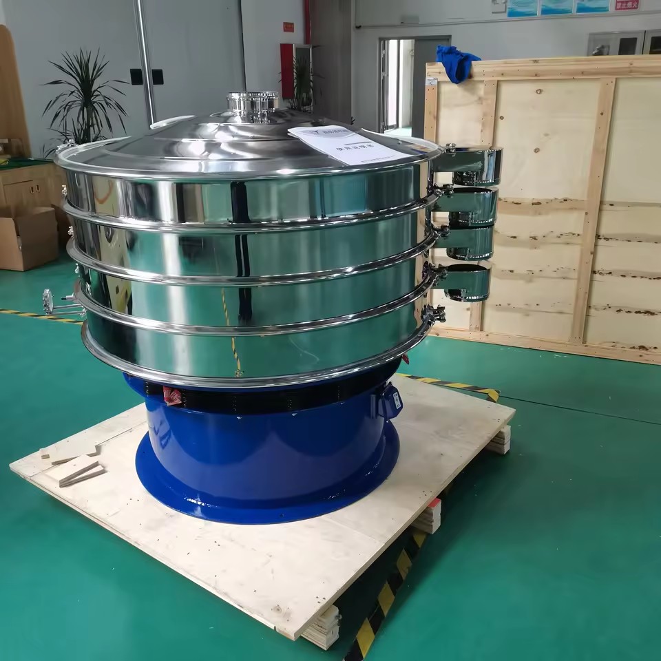 Intelligent Automatic Circular Vibrating Sifter With Overload Protection Motor For Energy Mineral Granule Sieving And Size