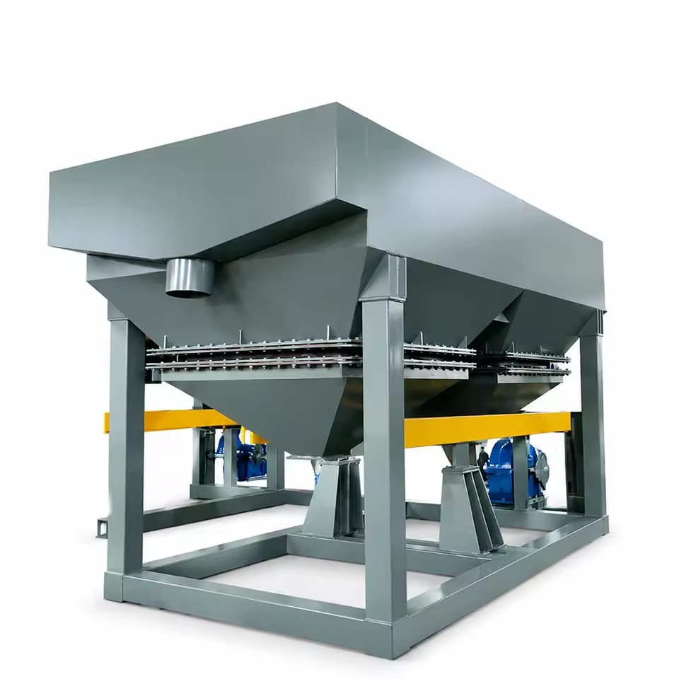 8-2CompoundJig Machine Gold Mining Gravity Separator Mineral Jigger Concentrator Alluvial Diamond Processing Recovery Equipment