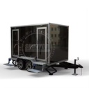 Good Quality Toilet Trailer Luxury 2 and 4 Stall Restroom Trailer for Sale