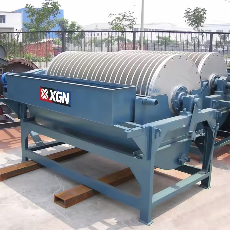 Magnetic Separator Metal Ore Processing Machine Large Capacity River Sand Magnetic Separator for Iron Ore