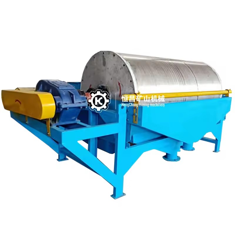 Permanent Drum Magnetic Separator for Iron Ore/Silica Sand/Mineral Sand Magnetic Separation Machine