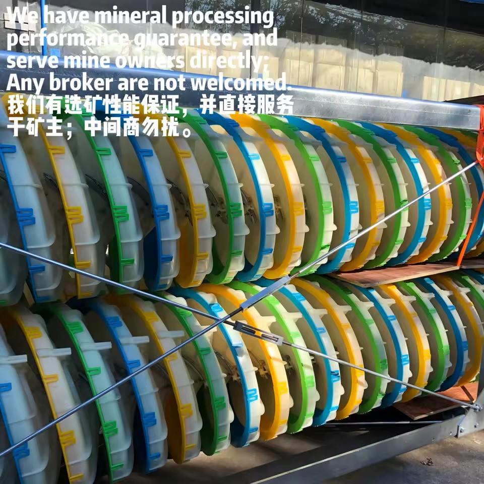 Spiral Chute Gravity Mineral Separator for River Beach Placer Fine Mineral Processing