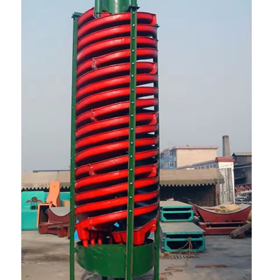 Low Price Spiral Chute for Chromite Ore Separation Spiral Chute Separator Chrome Small Mine Spiral Chute Gravity Separation