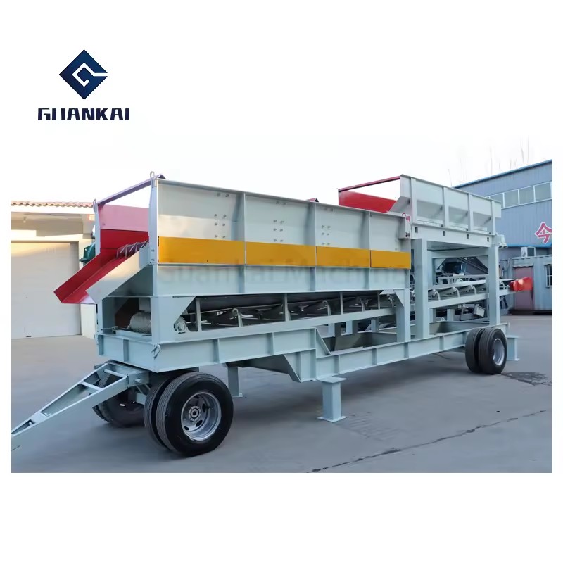 The Mud-stone Separator Is Suitable for Screening High-viscosity Mud, Bauxite, Feldspar, and Construction Waste.