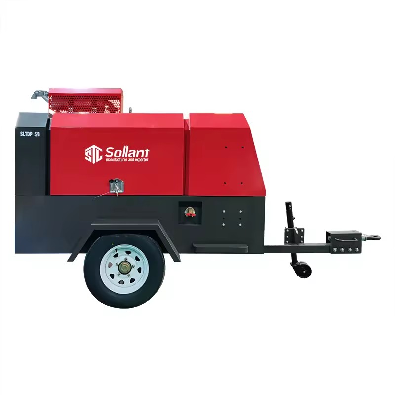 Containerized Diesel Air Compressor Plant 1000CFM Plug Play for Fast-Track Mining Oilfield Projects Diesel Air Compressor