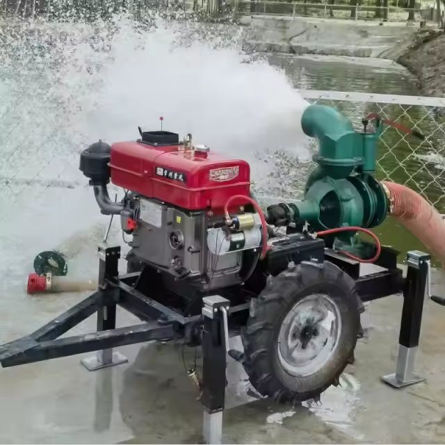6 Inch Large Flow Centrifugal Pump River Water Pump diesel Engine Pump Unit