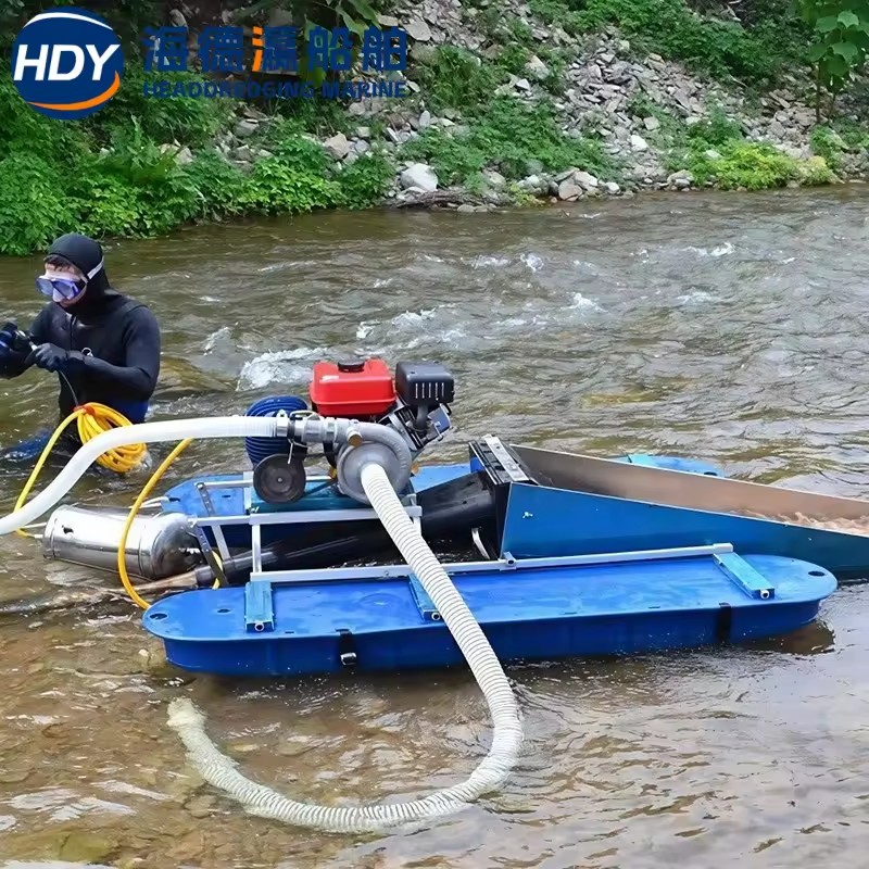 Professional Gold Mining Machine with High Recovery Rate Sluice Box for Placer Gold