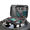 Combined multifunctional hand tool set with toolbox