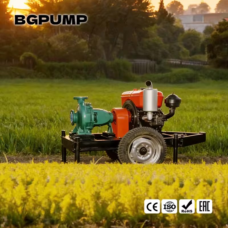 Agriculture 6inch Mining 5km 4 Inch Car Wash Diesel Water Pump Diesel Engine Oil Pump