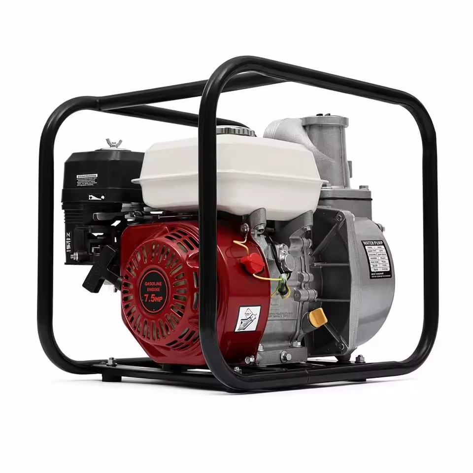 High Quality 7.5hp Petrol Engine Newly Developed Portable Farm Irrigation Gasoline Water Pump Control Structure 3-Year Warranty