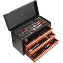 High Quality 408 Pieces Tool Box Portable Tool Kit Three-drawer Tool Set With Drawer Heavy Duty Box