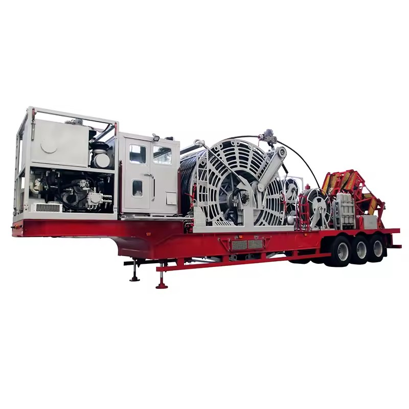 2024 FRSTEC 60K/80K/100K Semi-Trailer/Skid/Truck Mounted CTU Coiled Tubing Units Machine with Engine Gear Pump for Oilfield Use