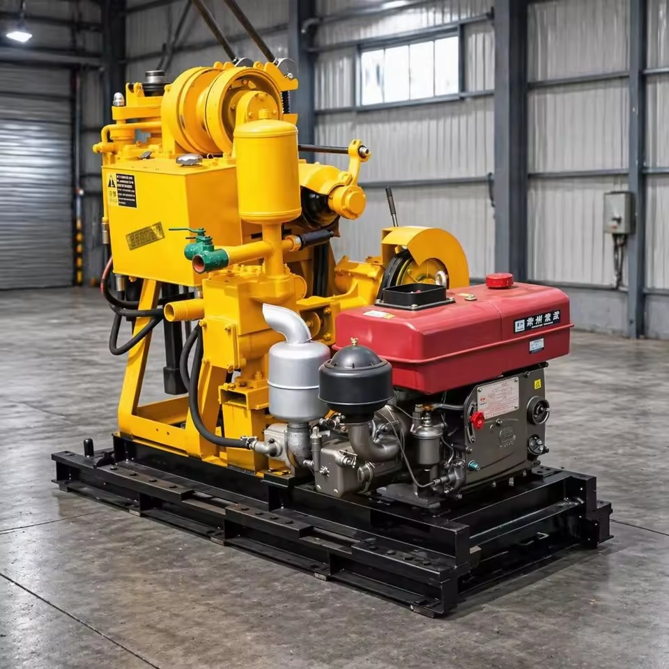 Diesel Water Well Drilling Rig 150m 200m Hydraulic Borehole Drilling Machine Water Well Drilling Machine Second Hand
