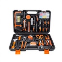 Hand Tool Set Plastic Tool Box With Handle For Home Maintenance Customizable Logo