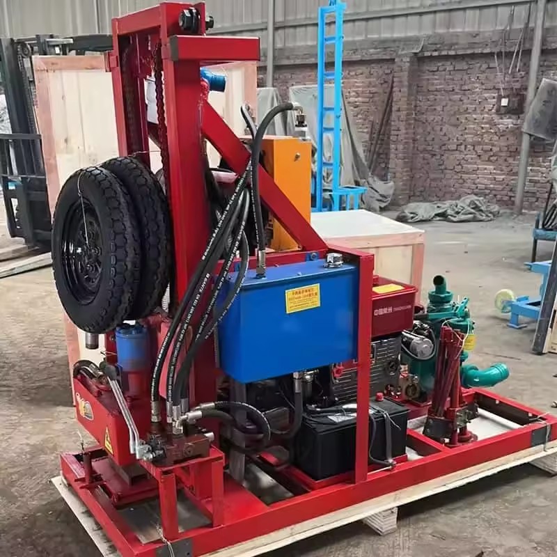 KY 150m Diesel Hydraulic Water Well Drill Rig DTH Drilling Machine for Water Wells