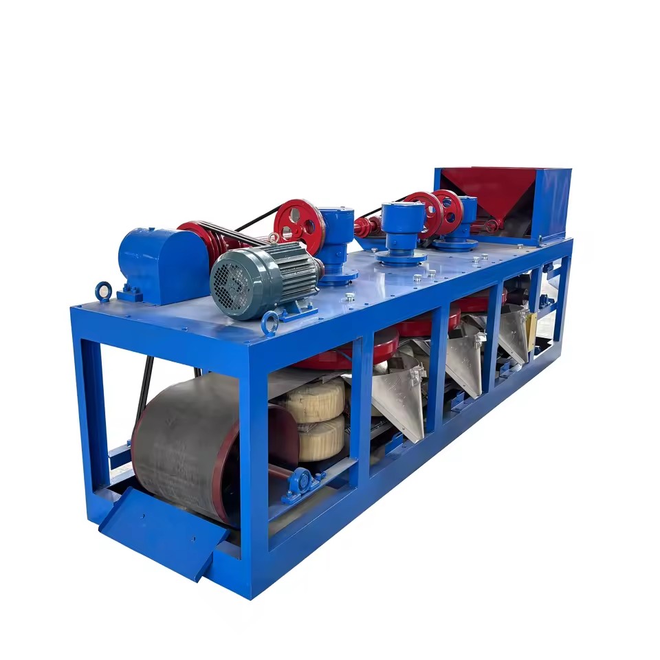 Three-Drum Magnetic Separator for Mineral Iron Impurity Removal High Efficiency Equipment in Mineral Separator Category