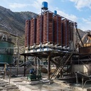 Automatic Mineral Processing Spiral Chute Gravity Separator for Gold Ore Dressing Plant and Sand Recovery System