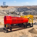 Custom 300-400tph Rotary Scrubber Trommel River Sand Gold Separator for Large African Mine Operators