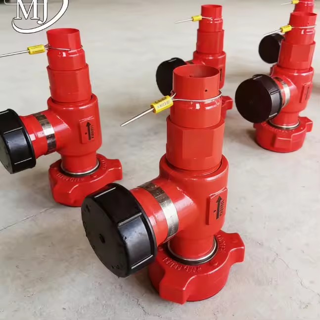 API 6A Customizable High Pressure Alloy Steel Safety Valve Emergency Pressure Relief Well Control Accessory for Oilfield