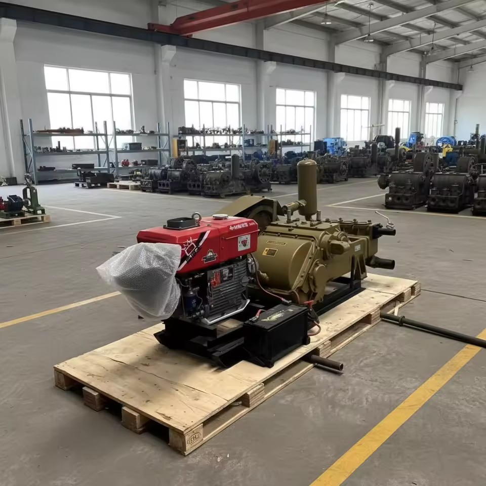 BW450 Horizontal Three Cylinder Core Barrel Mud Pump 750kg for Drilling Rig Coal Mining Use Casting