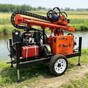 Diesel Engine Water Well Drilling Rig 300m Deep Drilling Machine for Sale
