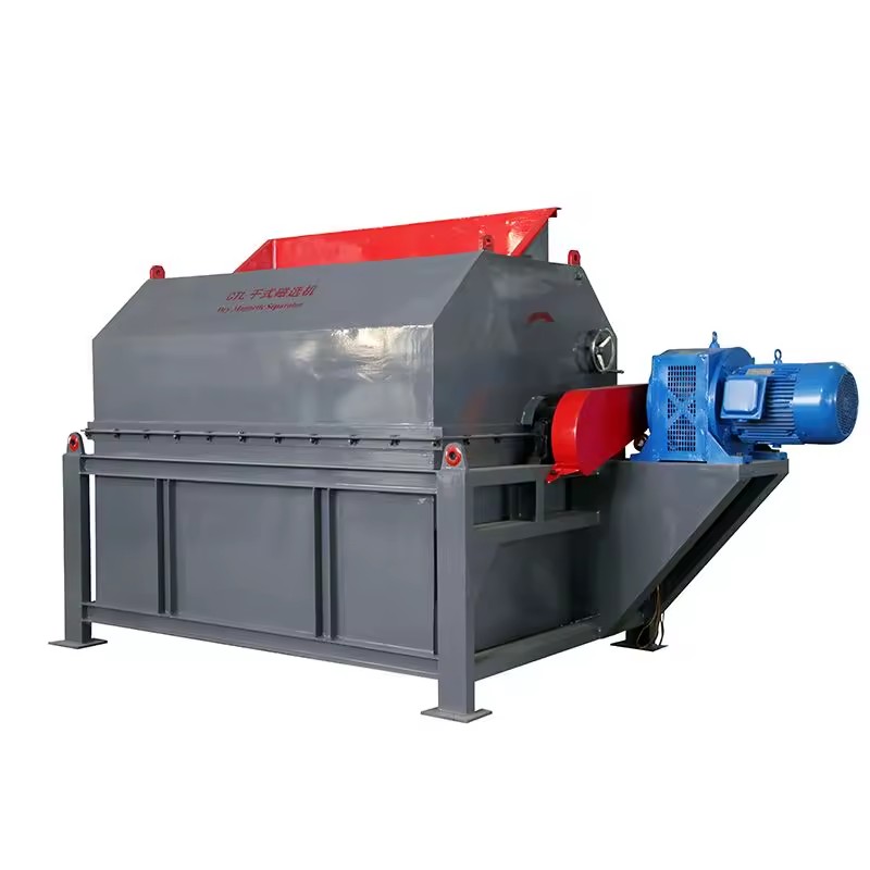 Mineral Iron Ore Wolframite Dry Magnetic Separator with Engine Pump Motor Bearing PLC CE&ISO Certified 380V Price