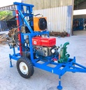 New Upgrade Small diesel Engine Drilling Rig 200meters Water Well Drilling Machine with New Gear Reducer Oil Inside