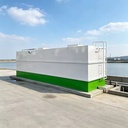 Containerized Carbon Steel Fully Integrated Wastewater Treatment System Control Unit Pump MBR Sewage Treatment Plant for Resort