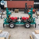 Hydraulic 25HP Diesel Automatic Portable Water Well Drilling Rig with 150M Depth