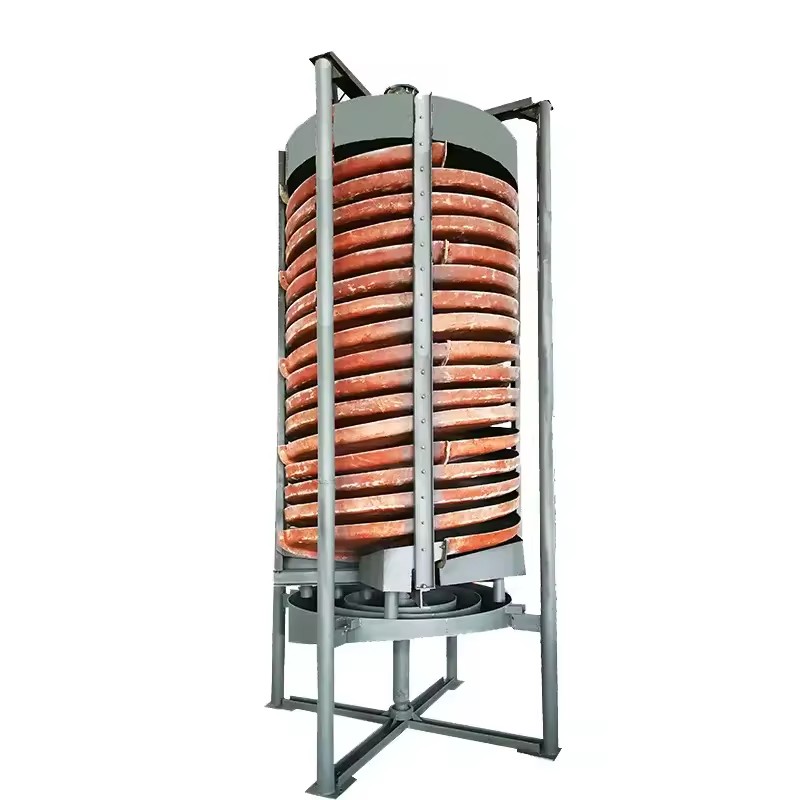 Gold Mining Equipment Mineral Spiral Separator Plant BLL-1500 1200 900 Spiral Chute Concentrator