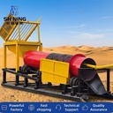 Custom 120-150tph Rotary Scrubber Trommel River Sand Gold Separation Equipment for African Miners