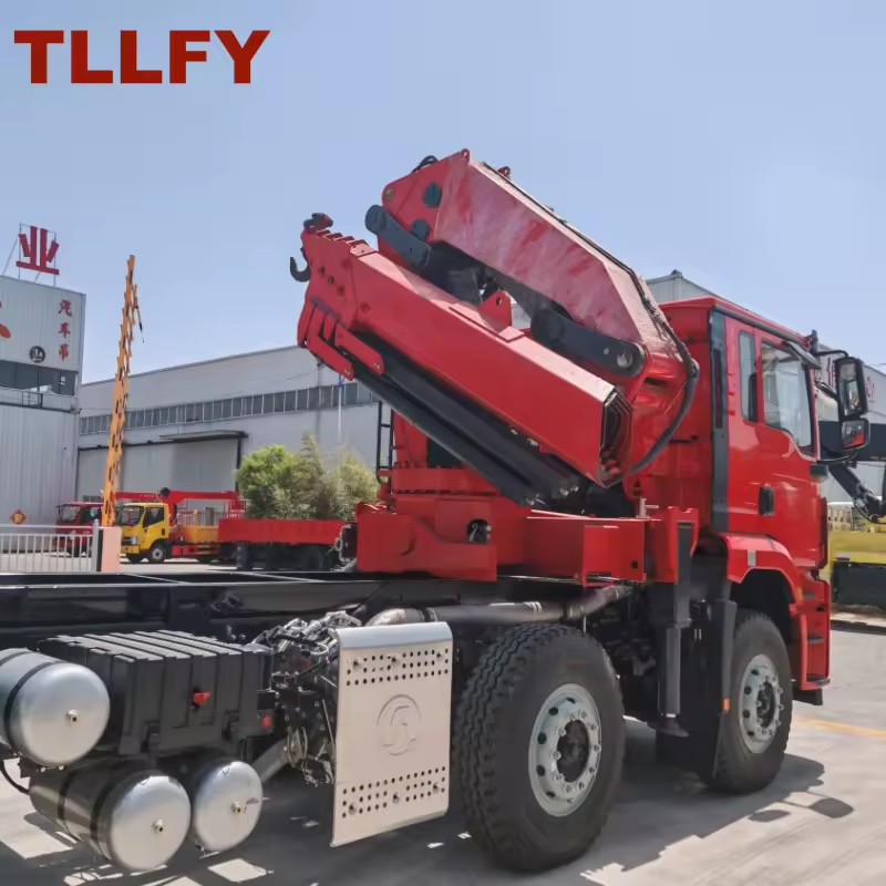 16t Hydraulic Knuckle Boom Truck Mounted Crane Featuring Core Motor Component Oilfield Pumping Unit