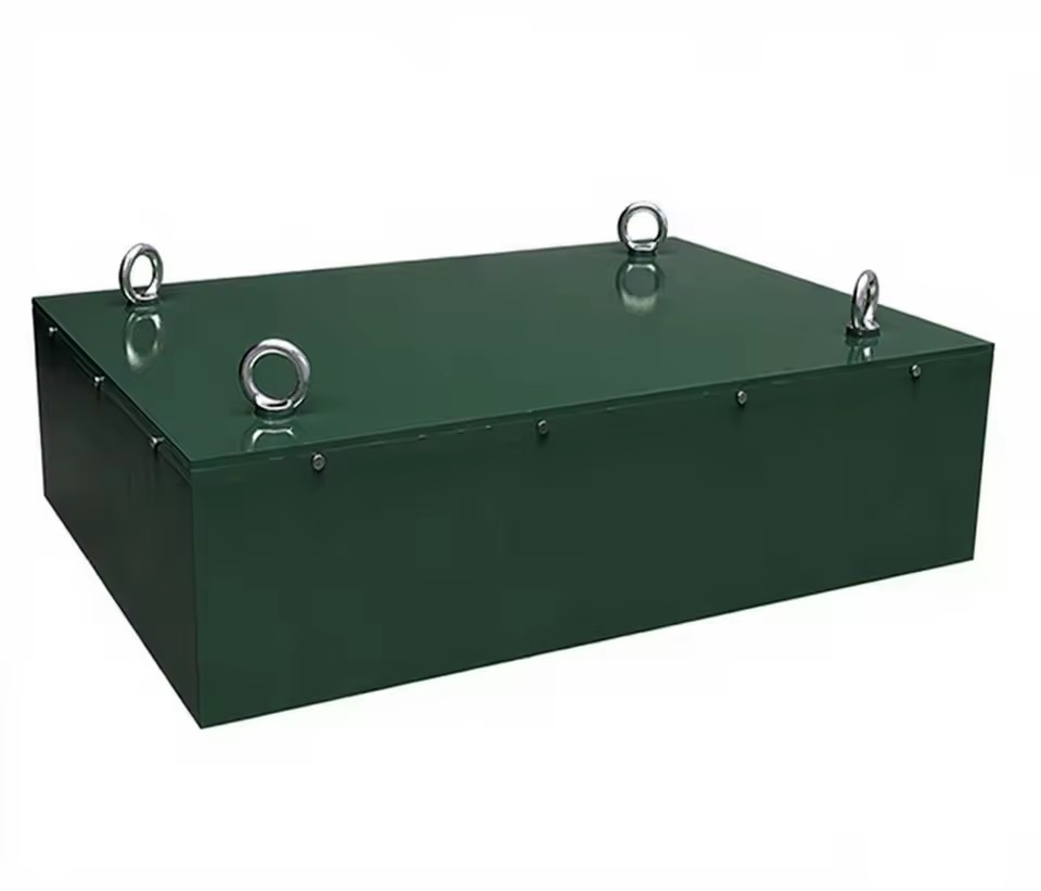 Permanent Magnetic Separator System for Industrial Production Metal Removal From Aggregate and Minerals