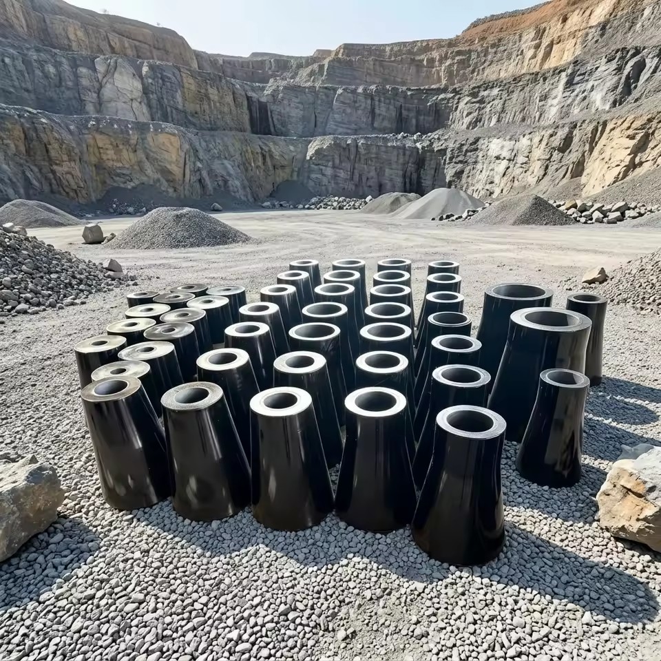 Ceramic Lined Hydrocyclone Underflow Nozzle Apex Spigot for Mining Cyclone Separator Spare Parts