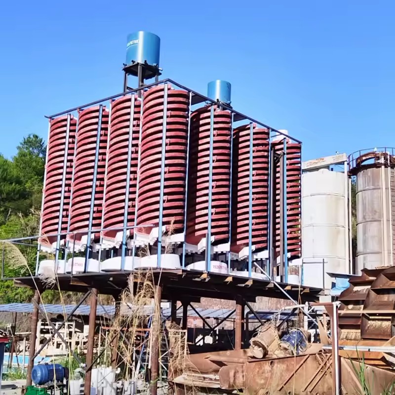 Heavy Duty Spiral Chute Separator for Gold Mining Plant Mineral Recovery Gravity Concentration Ore Dressing Equipment