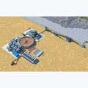 Gold Concentration Plant Mineral Separator Extracting Machine