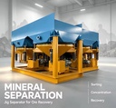 Gold Mining Equipment Mineral Gold Gravity Separator Jig Concentrator for Ore Recovery