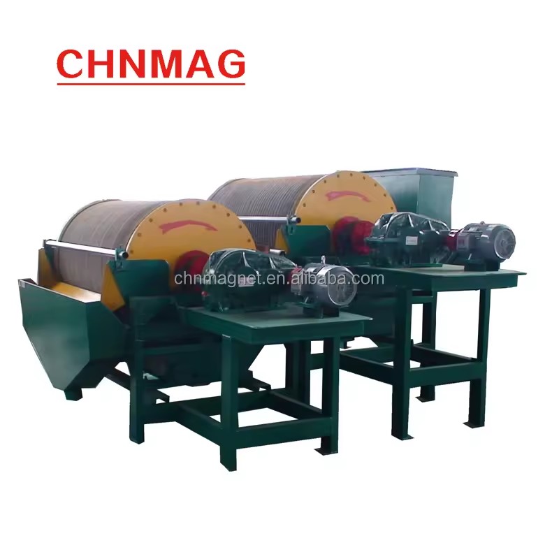 QJ Wet Mineral Magnetic Separator Used in Mineral Metal Sorting Field