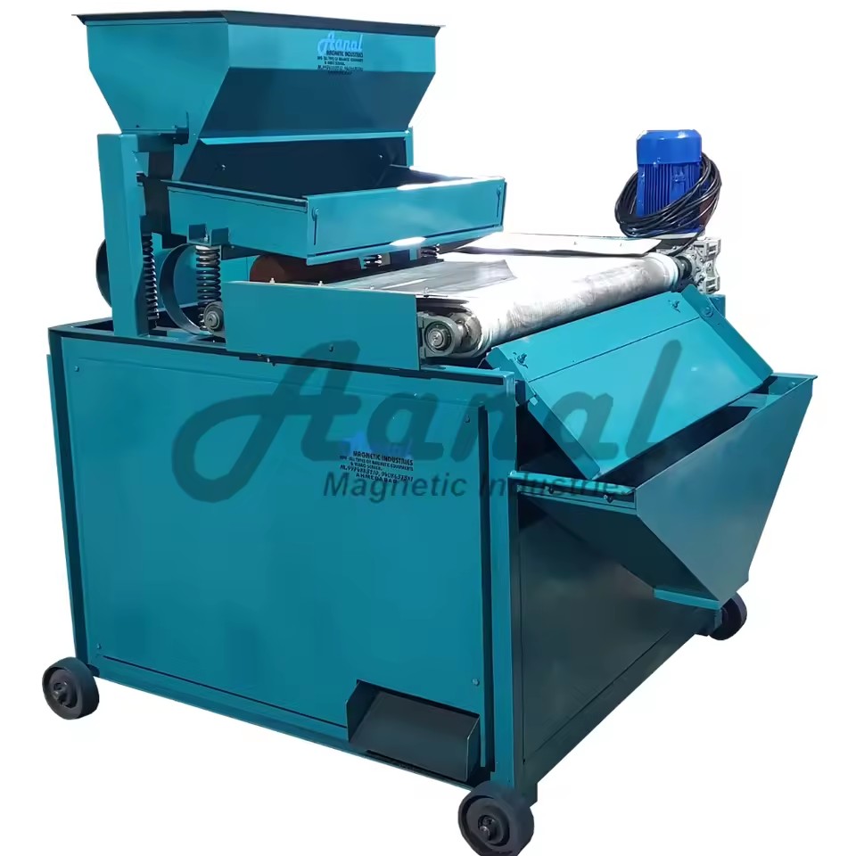 Industrial High Intensity Roller Magnetic Separator Machine Rare Earth Roller Type Magnetic Separator Equipment for Mineral