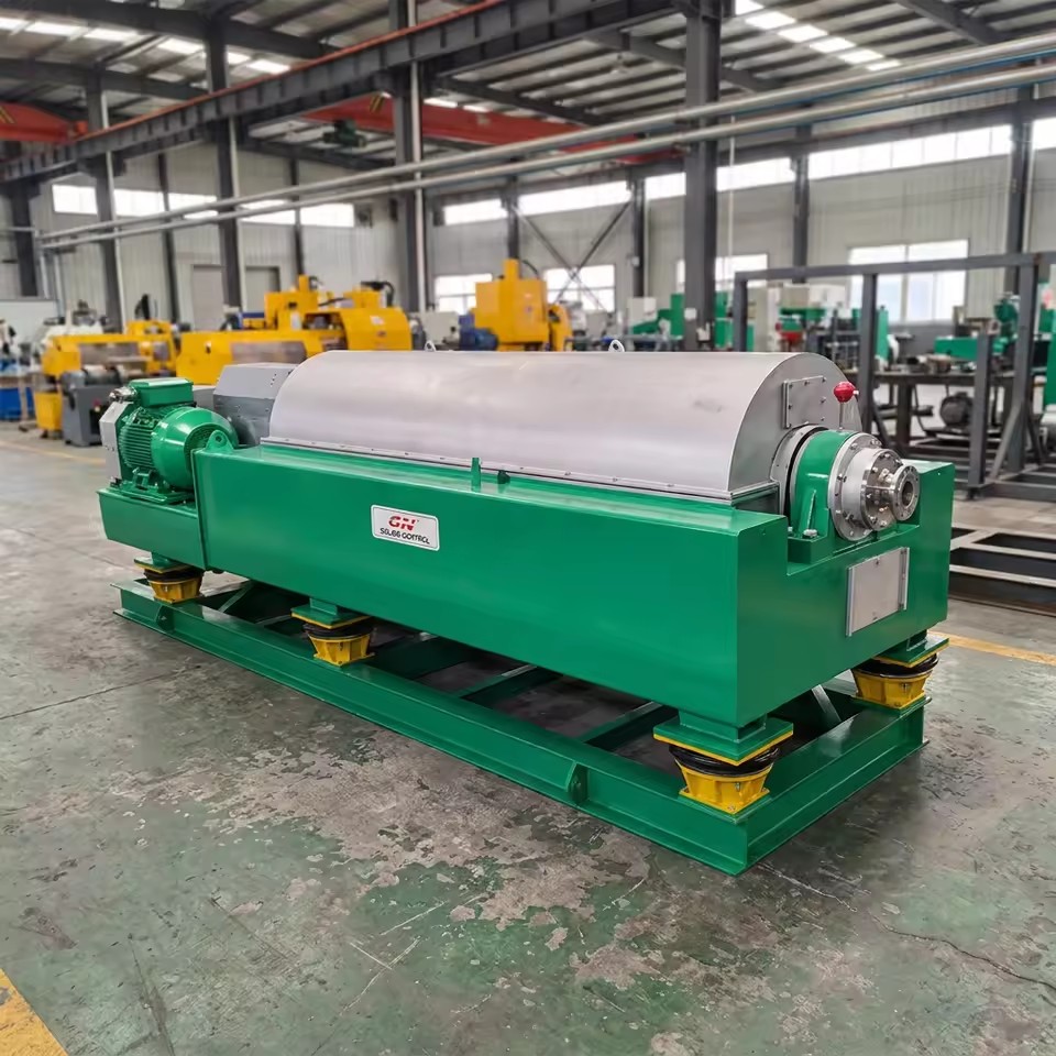 Decanter Centrifuge Coal Mining Sludge Separation Equipment High Capacity Mineral Processing Machine