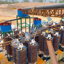 100TPH Chrome Washing Separating Plant Mineral Gravity Separator Spiral Chute Chromite Processing Complete Production Line