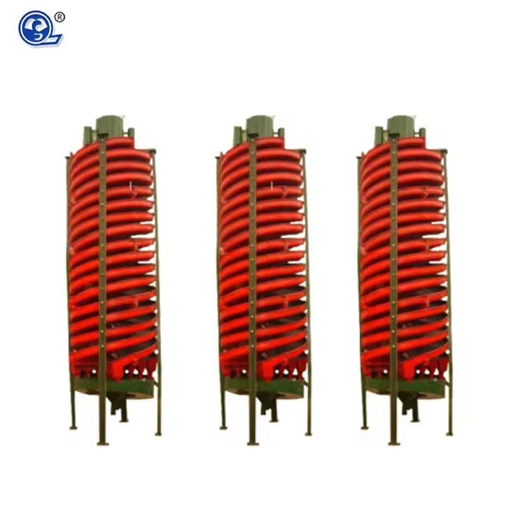 Fiberglass Spiral Concentrator Mineral Processing Spiral Separator Gravity Spiral Chute Separation Plant
