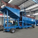 New Gold Mineral Separator Gold Wash Trommel with Core Components Bearing