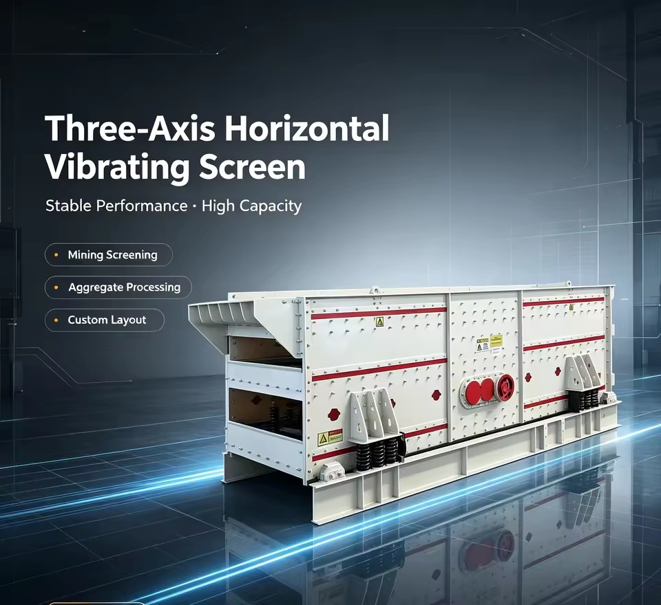 Factory Price Linear Vibrating Screen Heavy Duty Mining Screening Machine Stone Crusher Production Line ZHONGTAI Brand 380V