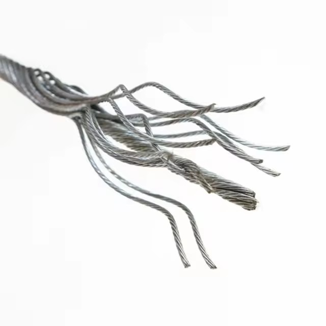 Ungalvanized Smooth Bright 6x37+FC Wear Resistant Wire Rope for Oil Field Construction Lifting
