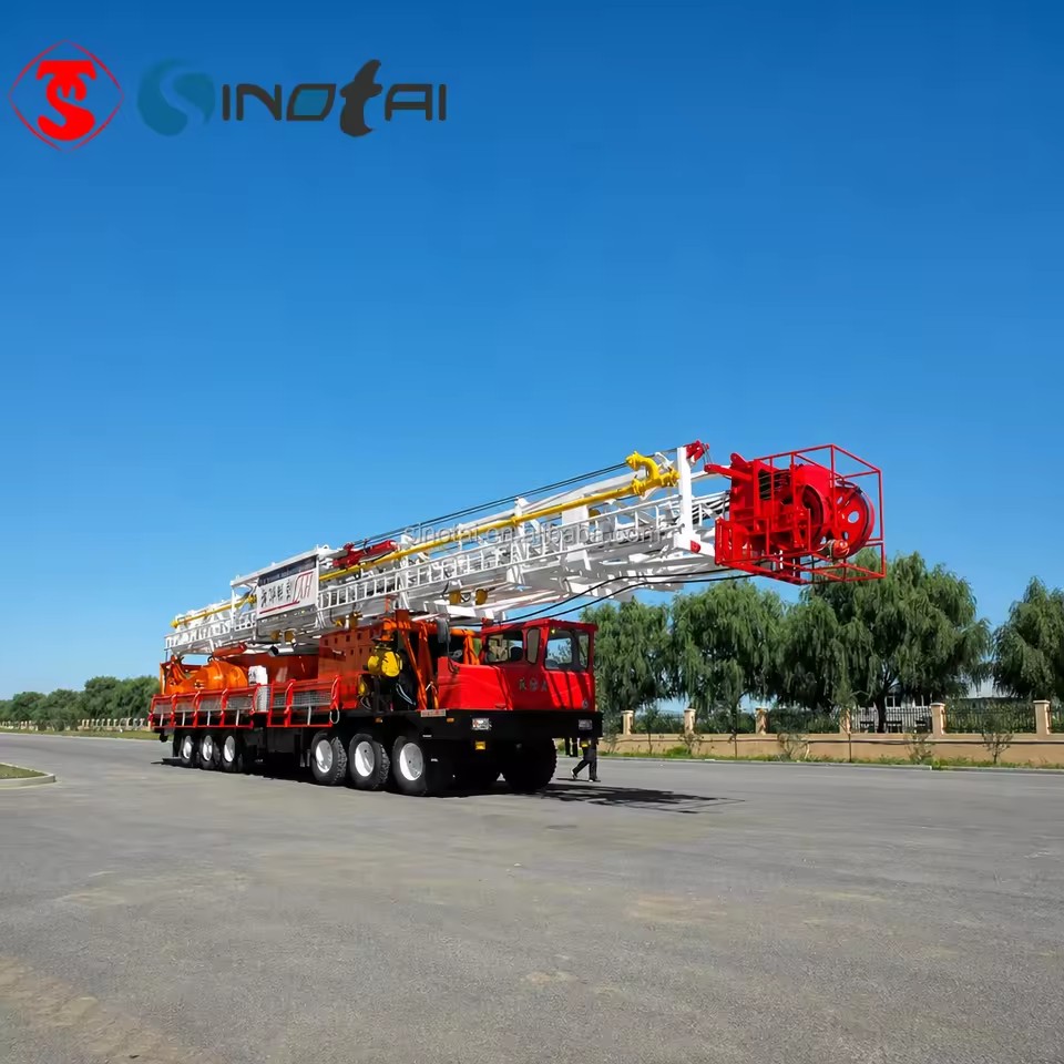 TS- XJ750 Oilfield Workover Rig 750HP Diesel Truck Mounted