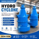Wear Resistant Hydrocyclone Separator for Mining Gold Copper Ore Slurry Classification Dewatering Mineral Processing