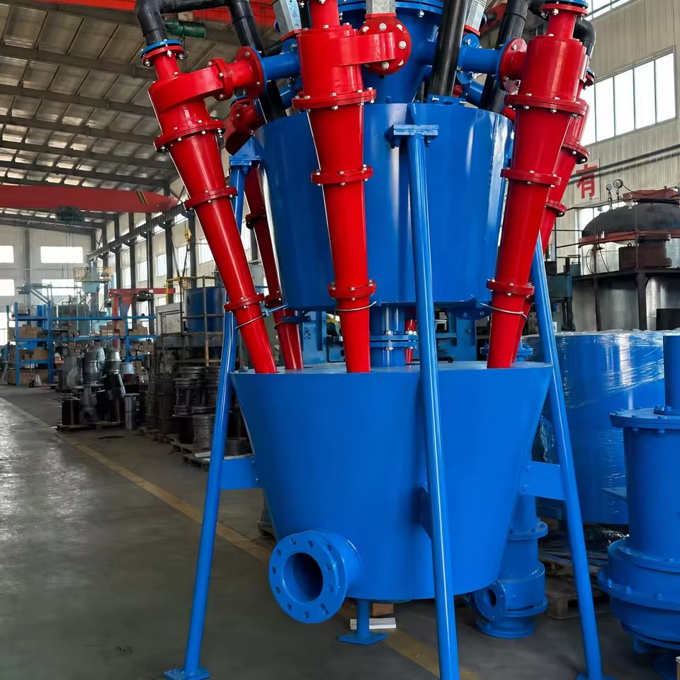 Mining Hydrocyclone Cluster Separator for Mineral Processing Slurry Classification Desliming Dewatering Solid Liquid Separation