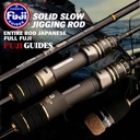 High Quality Carbon Slow Jigging Spinning/Casting Fishing Rod Sea Fishing Bass Marlin Trout Fuji Guides 1.8m/1.98m/2.1m